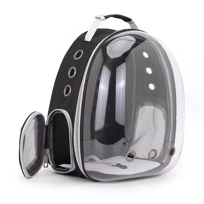 Astronaut Window Dog Cat Carrier Breathable Transparent Backpack Pet Travel Bag