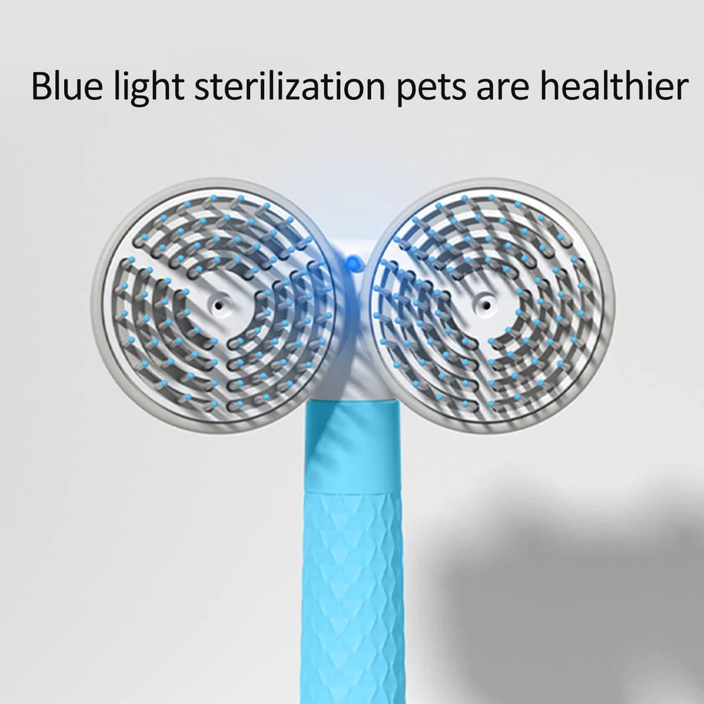 Pet Cat Brush Dog Slicker Brush Double-Headed Negative Ion One-Button Self Cleaning Dog Cat Hair Removal Pets Products