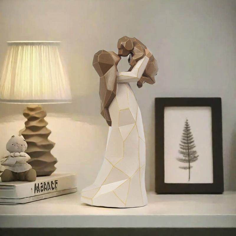 A Statue of a Girl Hugging and Kissing Her Dog, a Must-Have Souvenir Gift for Dog Owners, Dog Souvenirs, and Decorations