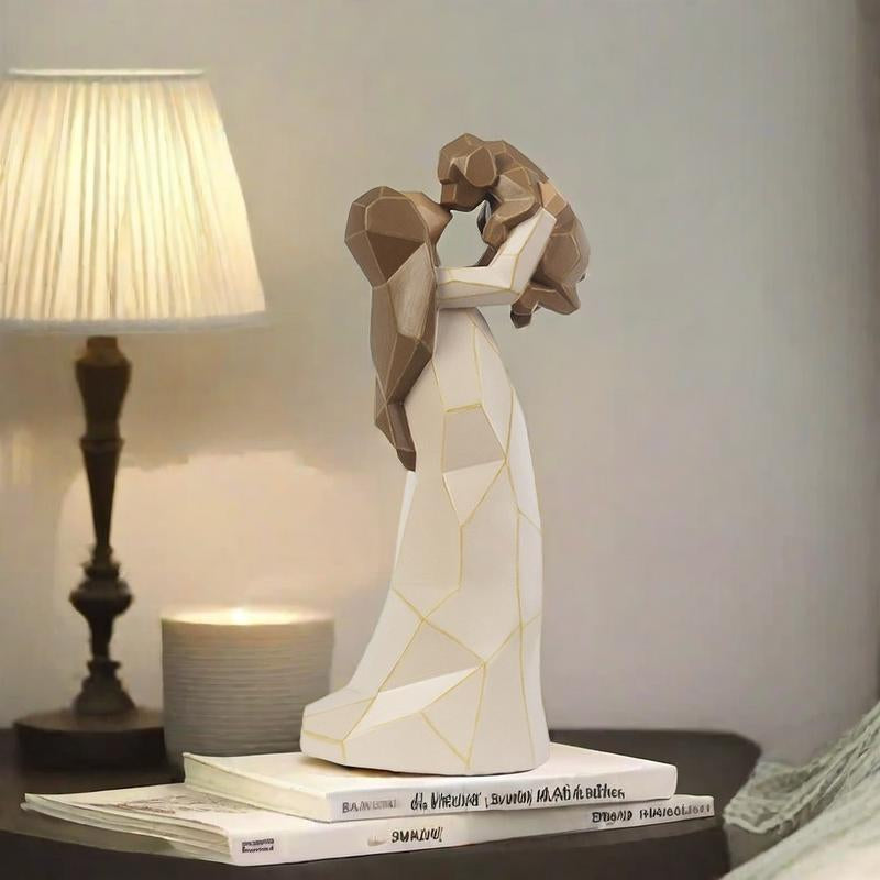 A Statue of a Girl Hugging and Kissing Her Dog, a Must-Have Souvenir Gift for Dog Owners, Dog Souvenirs, and Decorations