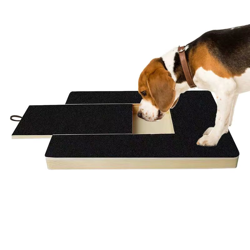 Dog Nail File Board Adjustable Wooden Scratching Board for Nail Trimming Self Scratcher Toy Safe Pet Grooming Accessories