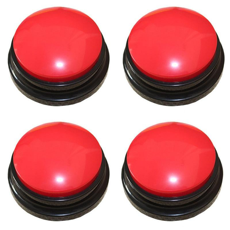 Dog Talking Buttons for Communication Record Button to Speak Buzzer Voice Repeater Noise Makers Party Toys Answering Game