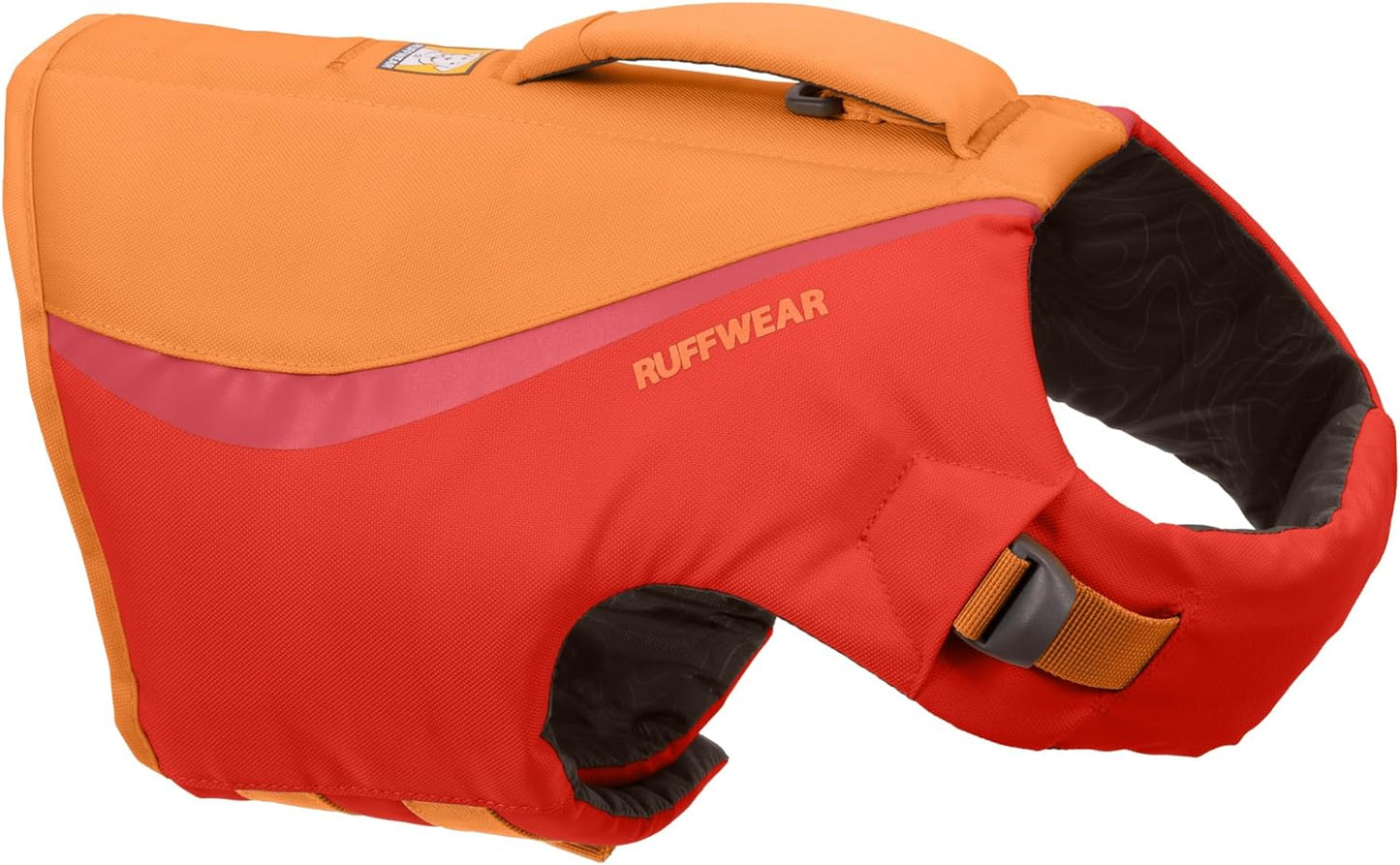 , Float Coat, Dog Life Jacket, Swimming Safety Vest with Handle, Red Sumac, X-Small