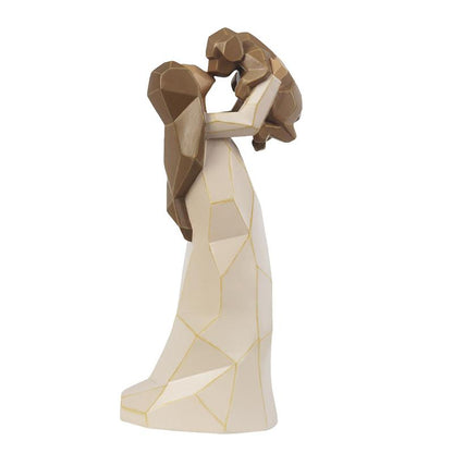 A Statue of a Girl Hugging and Kissing Her Dog, a Must-Have Souvenir Gift for Dog Owners, Dog Souvenirs, and Decorations