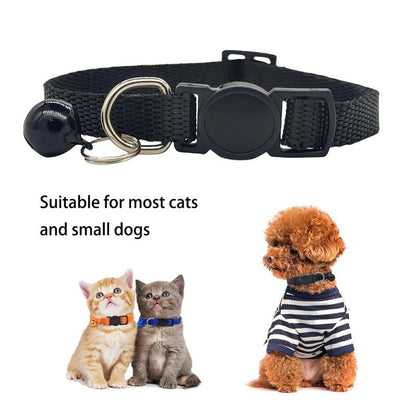 Colorful Breakaway Pet Collar Set - 12 Safety Buckle Nylon Collars for Puppies and Kittens in Mixed Colors